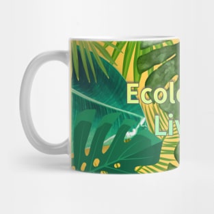 Eco-local living,palm treesummer, summertime, summer season Mug